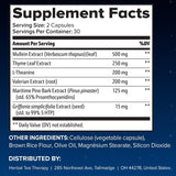 SinoClear PM Lung Detox & Sinus Pressure Relief Supplement 60 caps