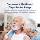 SinoClear Lung Detox & Sinus Pressure Relief Supplement (60 Caps)