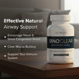 SinoClear Lung Detox & Sinus Pressure Relief Supplement (60 Caps)
