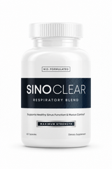 SinoClear Lung Detox & Sinus Pressure Relief Supplement (60 Caps)