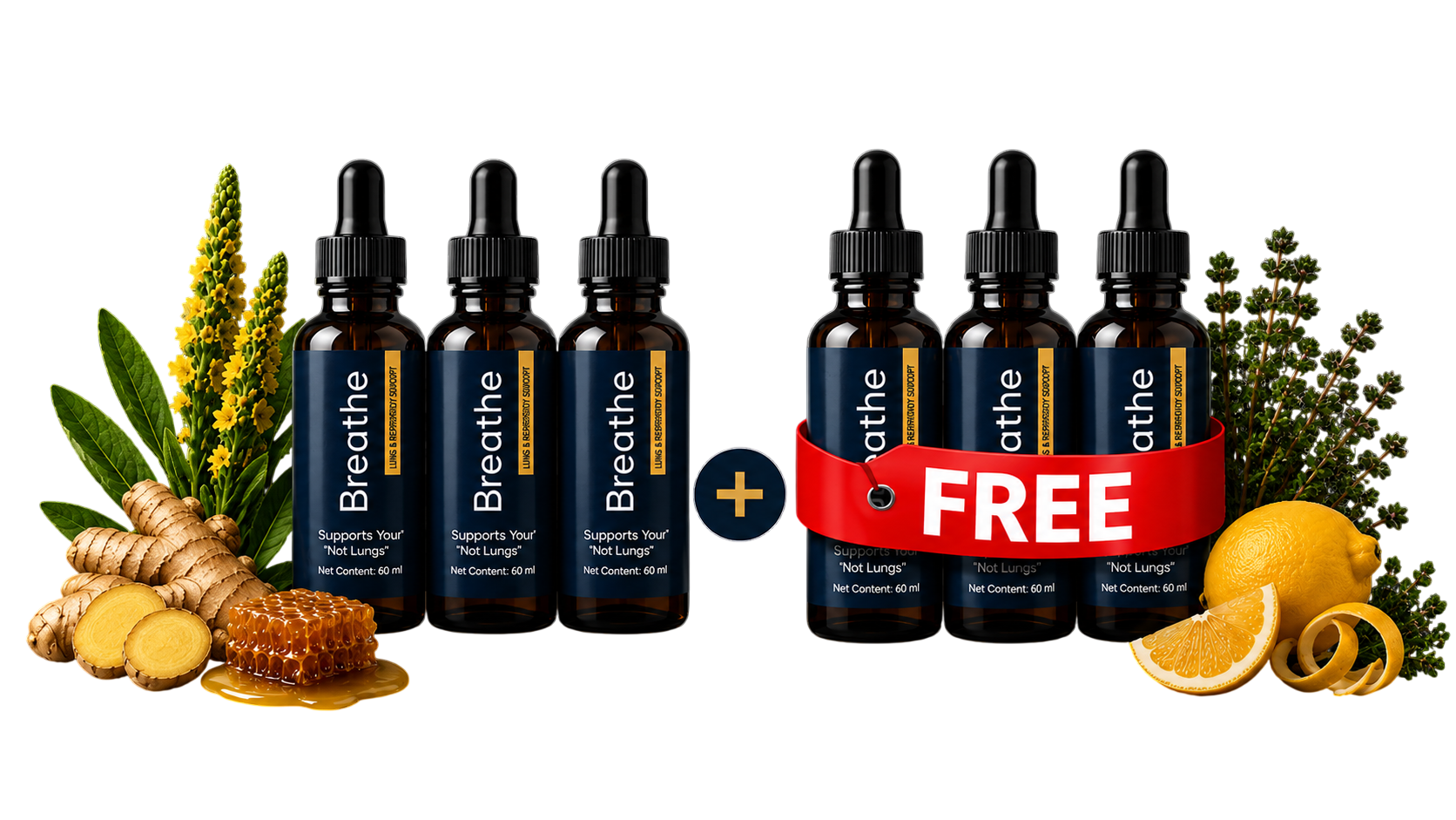 Breathe - Clear Stuck Mucus & Breathe Freely Again! Mullein Drops