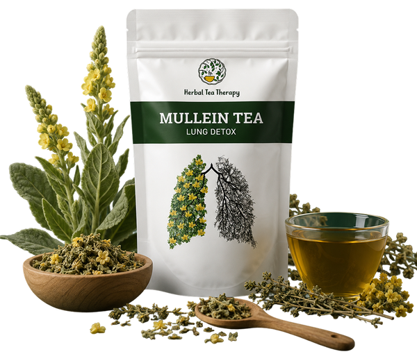 Pure Mullein Tea — Clear, Comforting Breathing, One Cup at a Time