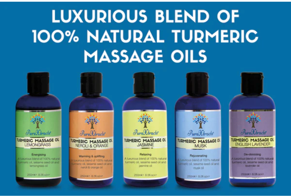 Tumeric massage oil