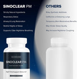 SinoClear PM Lung Detox & Sinus Pressure Relief Supplement 60 caps