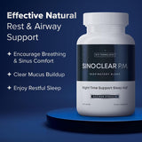 SinoClear PM Lung Detox & Sinus Pressure Relief Supplement 60 caps