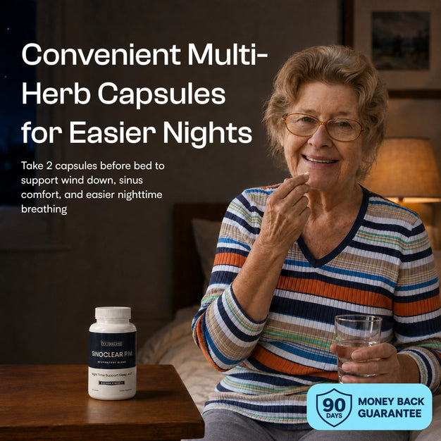 SinoClear PM — Nighttime Sinus & Breathing Support Supplement