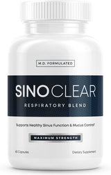 SinoClear Lung Detox & Sinus Pressure Relief Supplement (60 Caps)