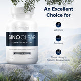 SinoClear Lung Detox & Sinus Pressure Relief Supplement (60 Caps)